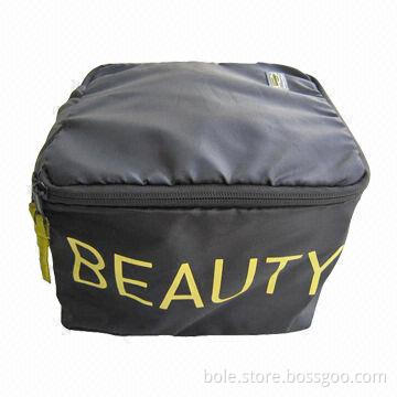 Fully Dot Print Fabric Cosmetic Bag, Made of Microfiber Material